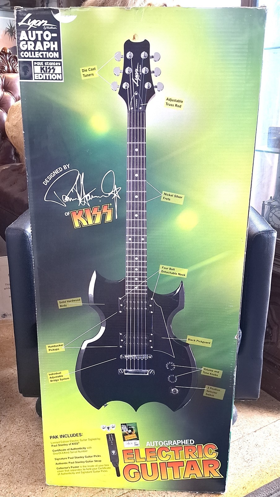 Limited Edition Paul Stanley Signed Electric Guitar 2006