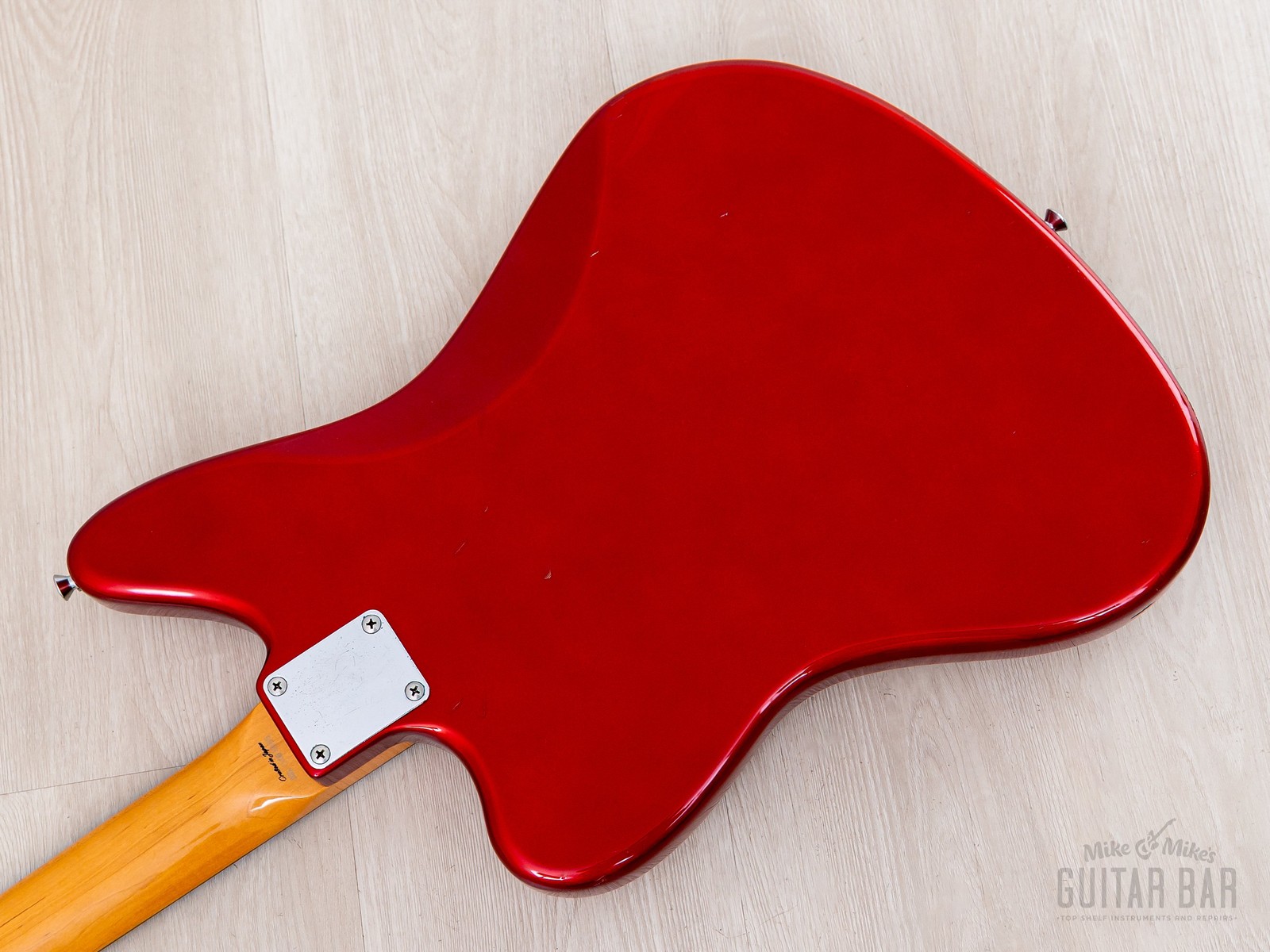 1999 Fender Jaguar ’62 Vintage Reissue JG66-85 Candy Apple Red + Headstock, CIJ