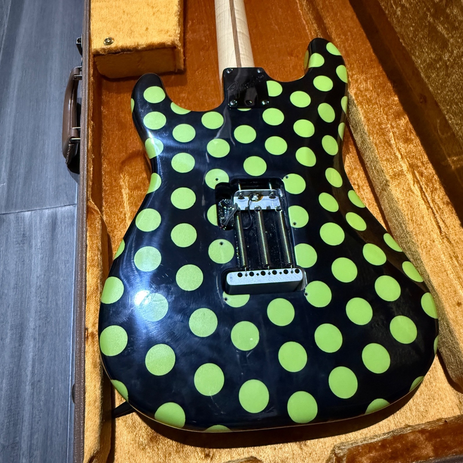 1997 Buddy Guy 1 of 1 Prototype Stratocaster Black/Green Polka Dot