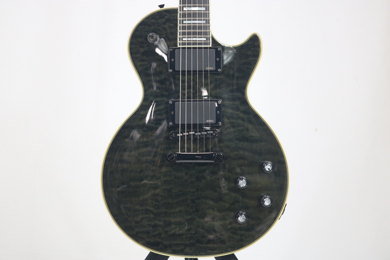 Epiphone Les Paul Custom Prophecy Plus EX Electric Guitar Black Quilted Maple