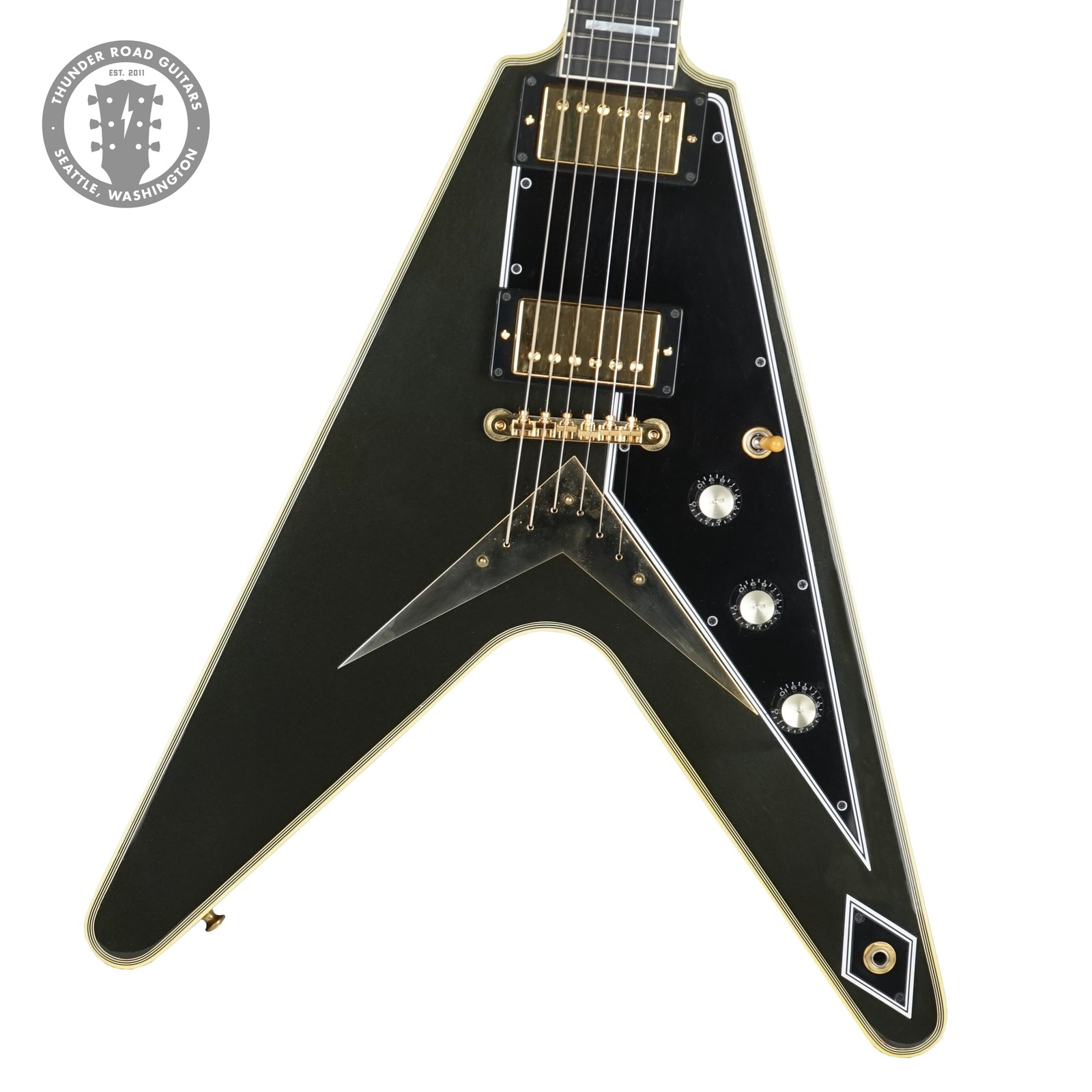 2007 Gibson Custom Shop Flying V Custom Gunmetal