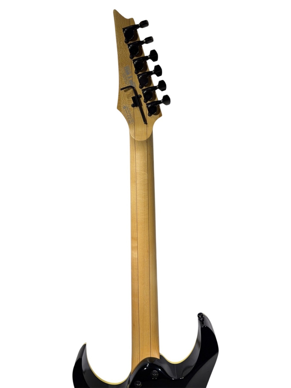 Ibanez RG2610Z Used Basswood Body Maple+Walnut Neck Black w/Hard Case