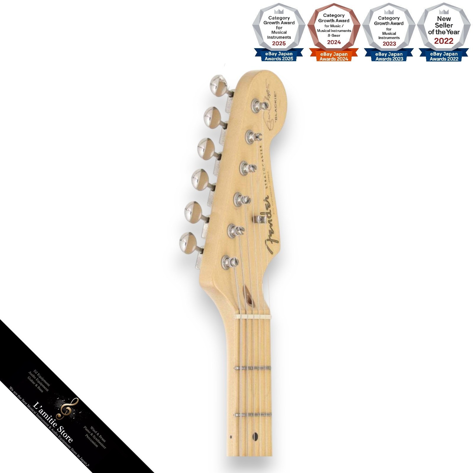 Fender Eric Clapton Stratocaster Black 2001 with Vintage Noiseless Pickups