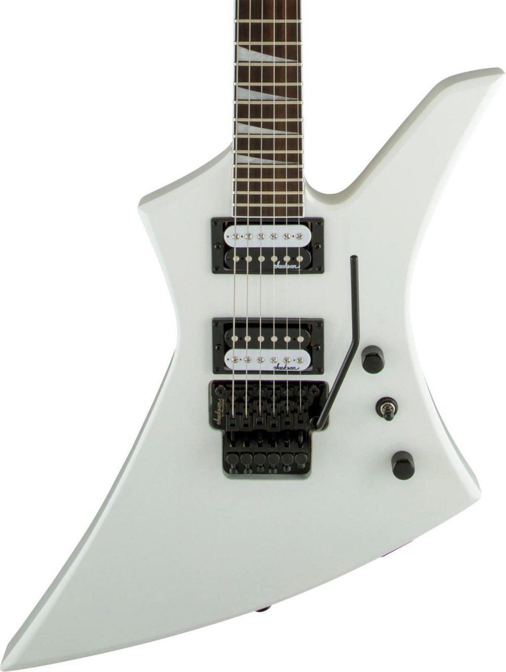 Jackson JS32 KE Kelly Snow White Electric Guitar, Amaranth Fingerboard