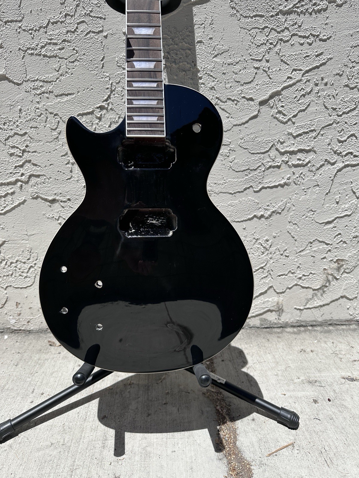 Left-Handed LP Style Guitar Project – Mahogany/Maple – Great Custom Build