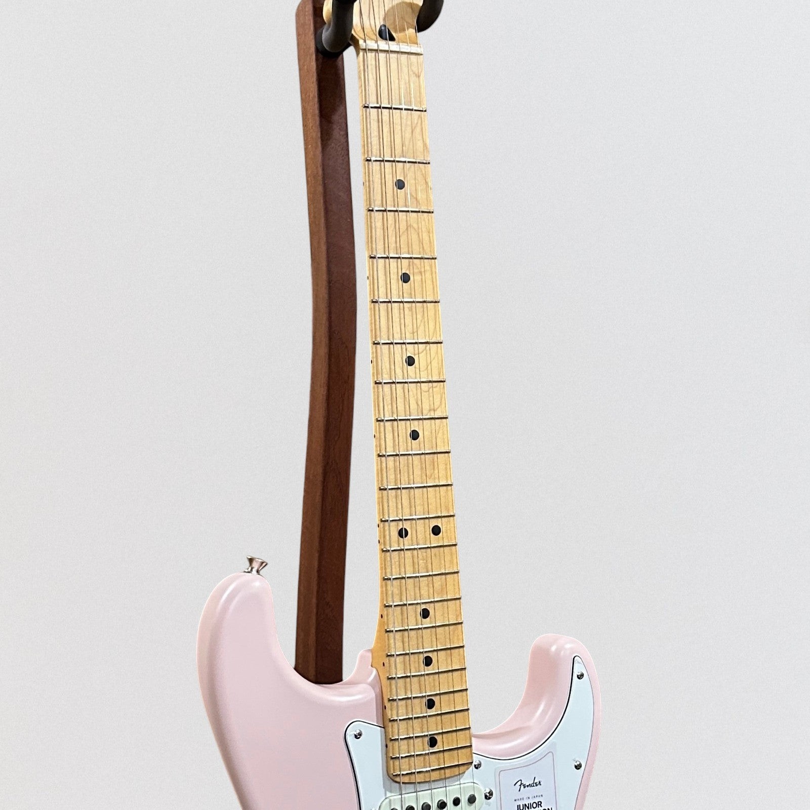 Fender MIJ Japan Junior Collection Stratocaster Electric Guitar – Pink