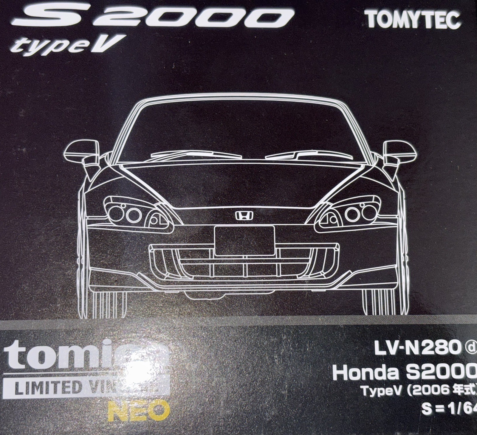 TOMICA LV-N280d 2006 HONDA S2000 Type V 1/64 SCALE LIMITED VINTAGE NEO