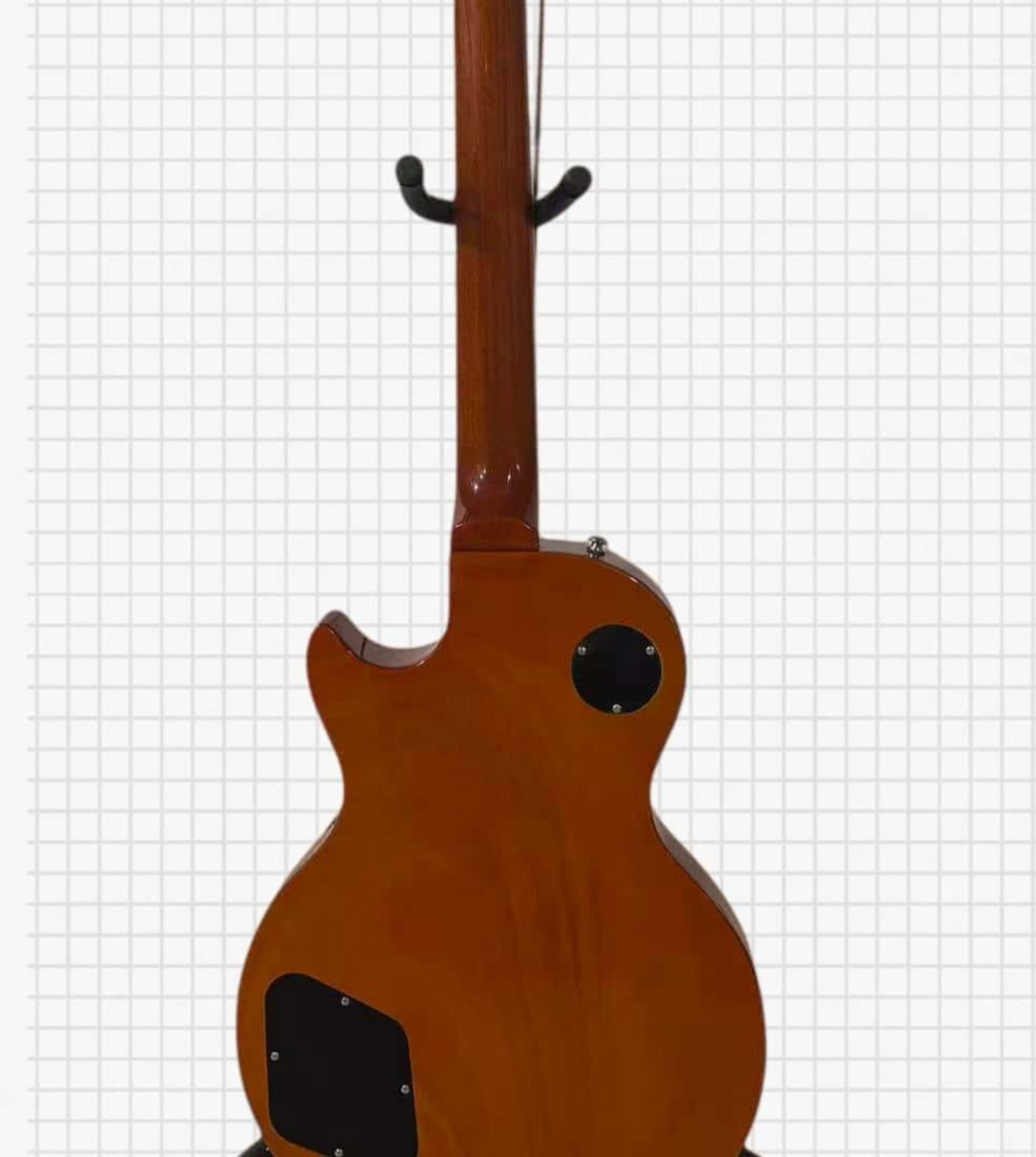 Low-price sale: 6-string guitar, yellow color, electric guitar, flame maple top