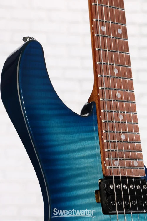 Ibanez Standard AZ24S1F Electric Guitar – Transparent Turquoise Burst