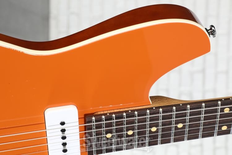 Reverend Kingbolt H90 Electric Guitar – Baked Orange with Rosewood Fingerboard