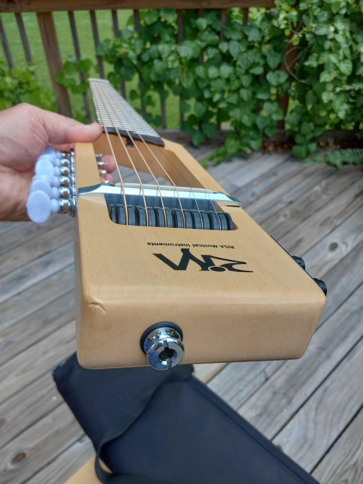 RISA The Stick Travel Electric Guitar With Original Gig Bag UNIQUE