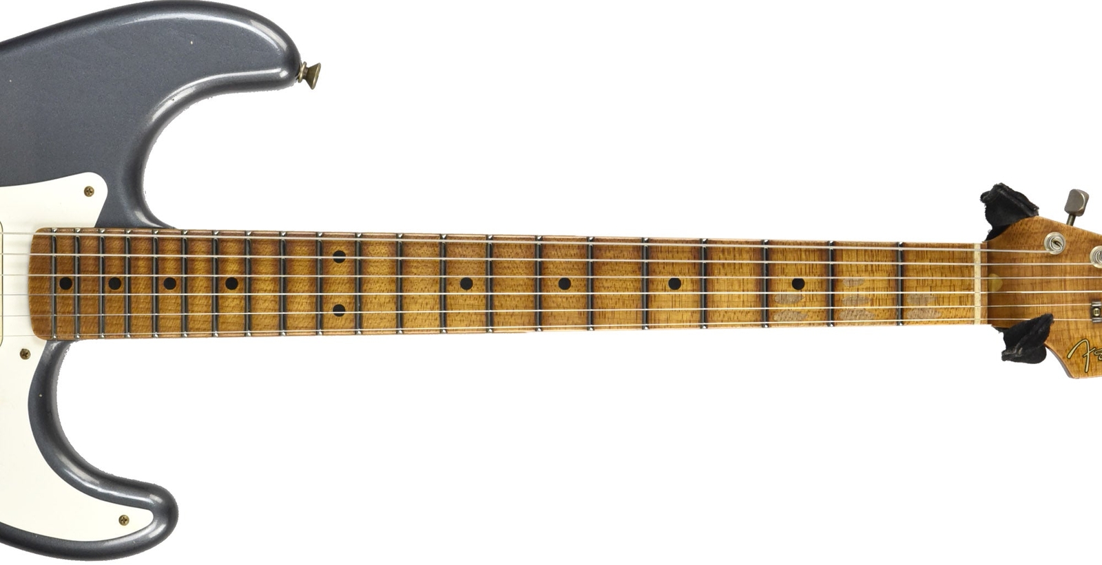 Fender Custom Shop 55 Stratocaster Journeyman Relic in Charcoal Frost Metallic