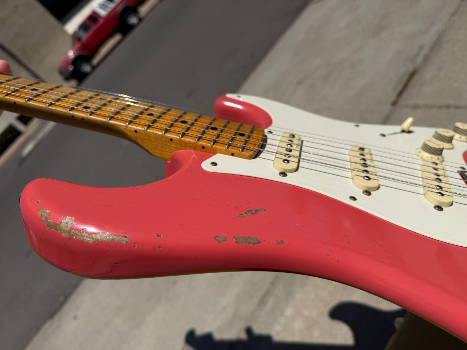 Fender Custom Shop Masterbuilt Todd Krause 56 Relic Stratocaster Fiesta Red