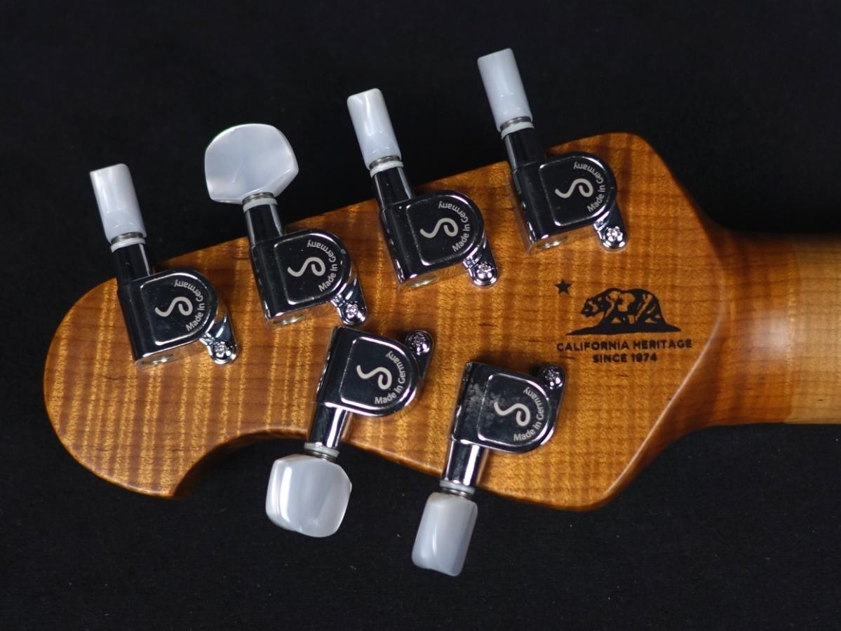 MUSIC MAN AXIS Used Maple+Basswood body Roasted Amber Flame w/Semi-hard case