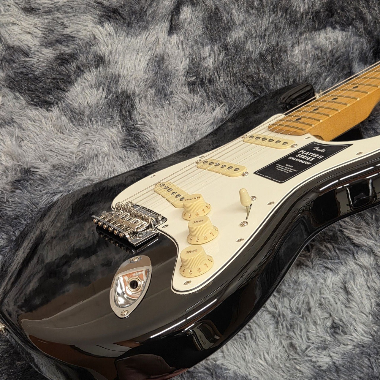 Fender Player II Stratocaster Black Electric Guitar with Gig Bag