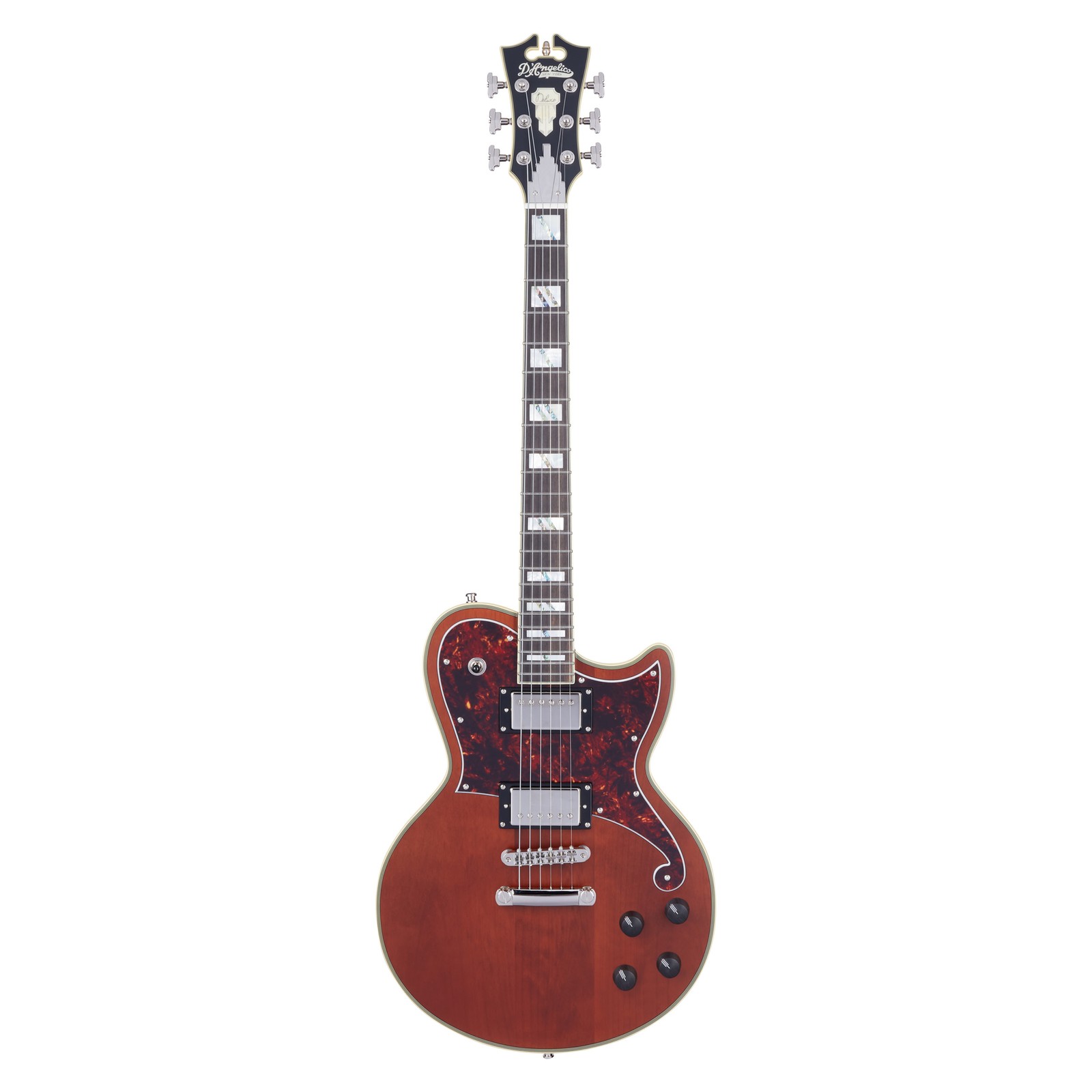 D’Angelico Deluxe Atlantic Electric Guitar – Matte Walnut
