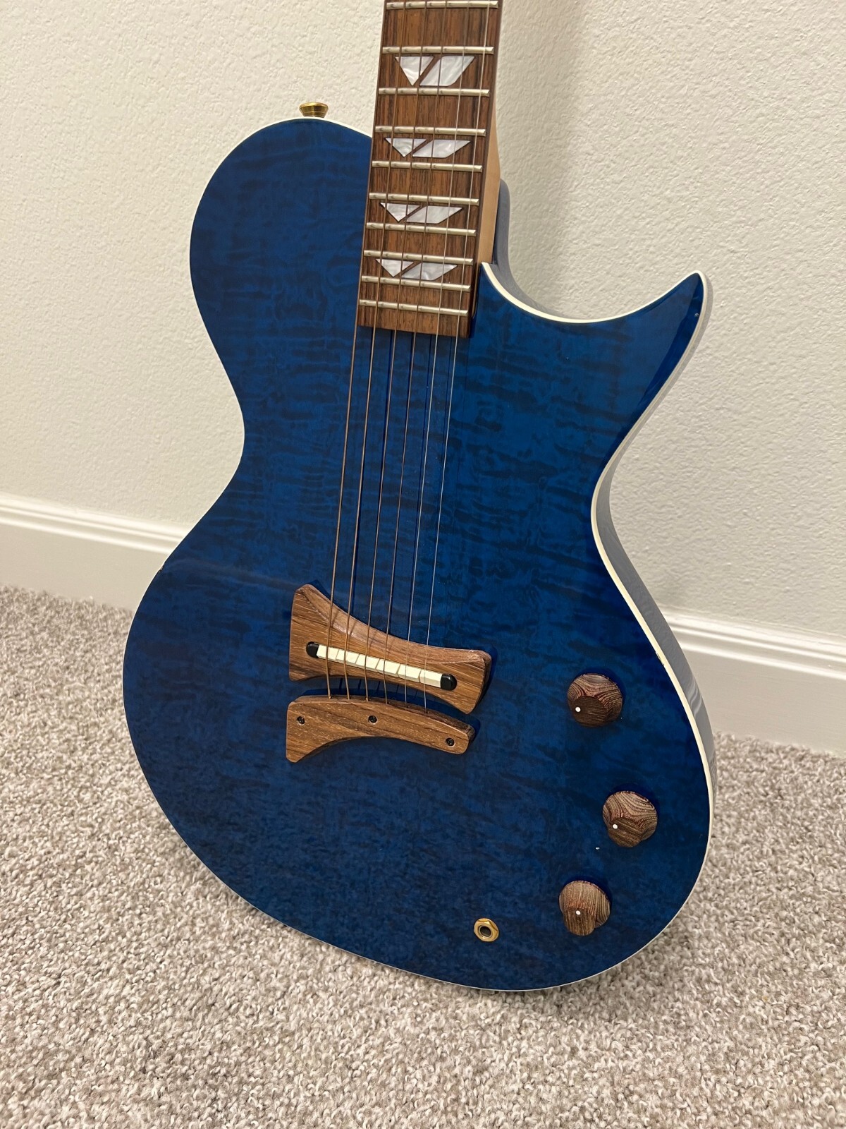 Fernandes LSA – 65 Monterey Blue Japanese Made Electric Acoustic Guitar