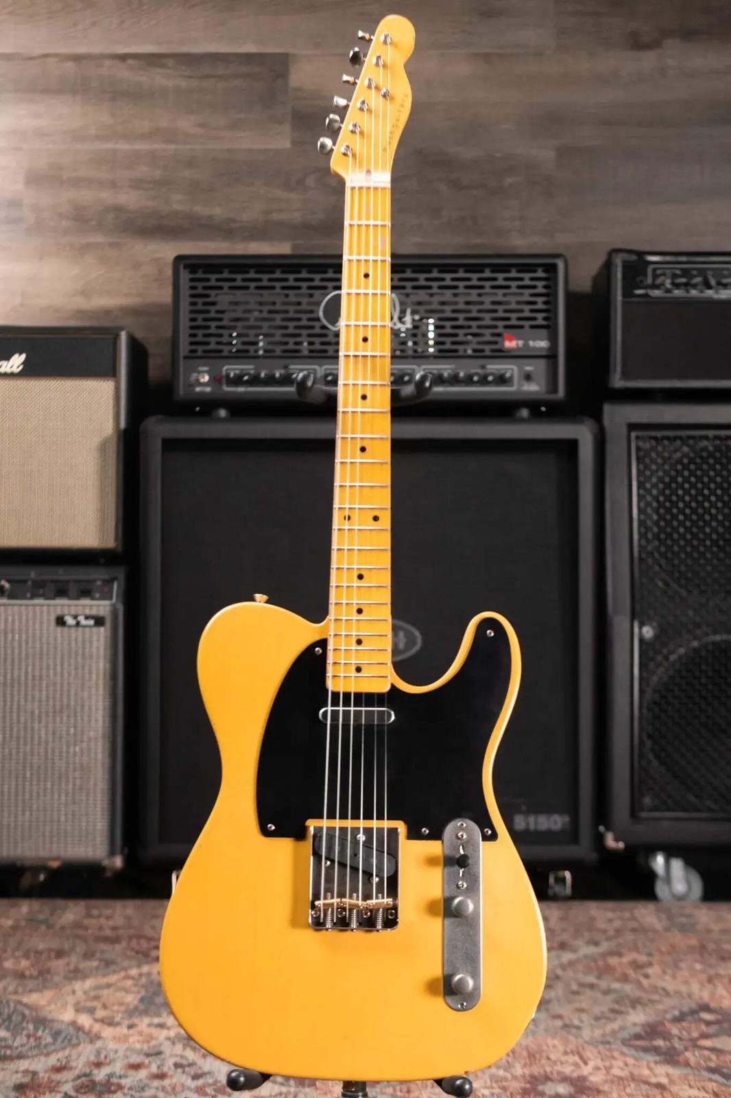 Nash T-52 Ash Body Light Aged Electric Guitar – Butterscotch Blonde with Hardshe