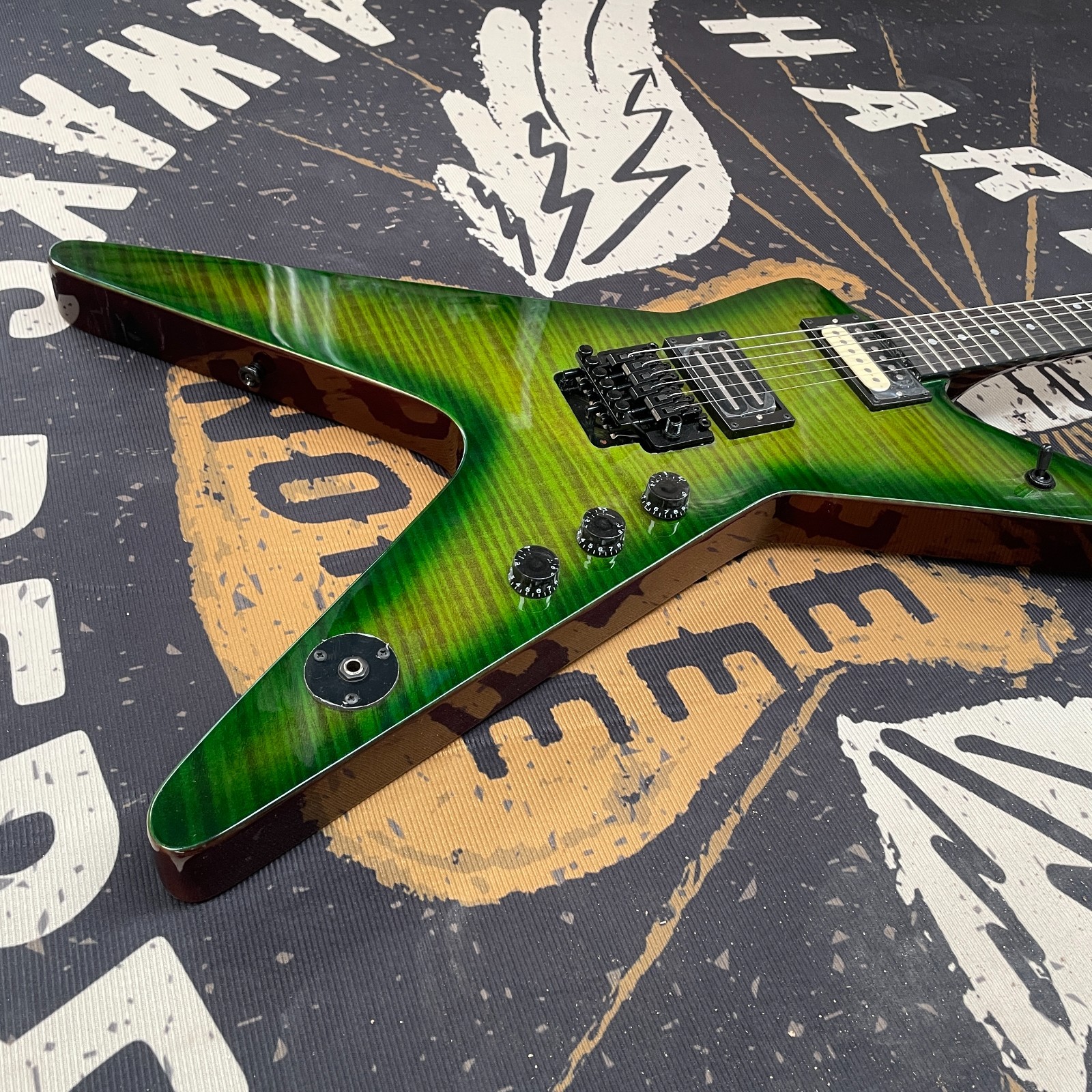 Dime Green Dean Electric Guitar 6 String send From China