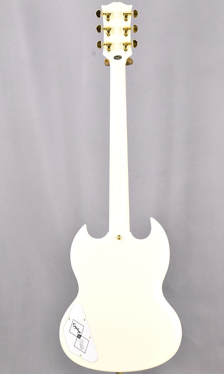Epiphone 1963 Les Paul SG Custom with Maestro Vibrola Classic White #GG3hp