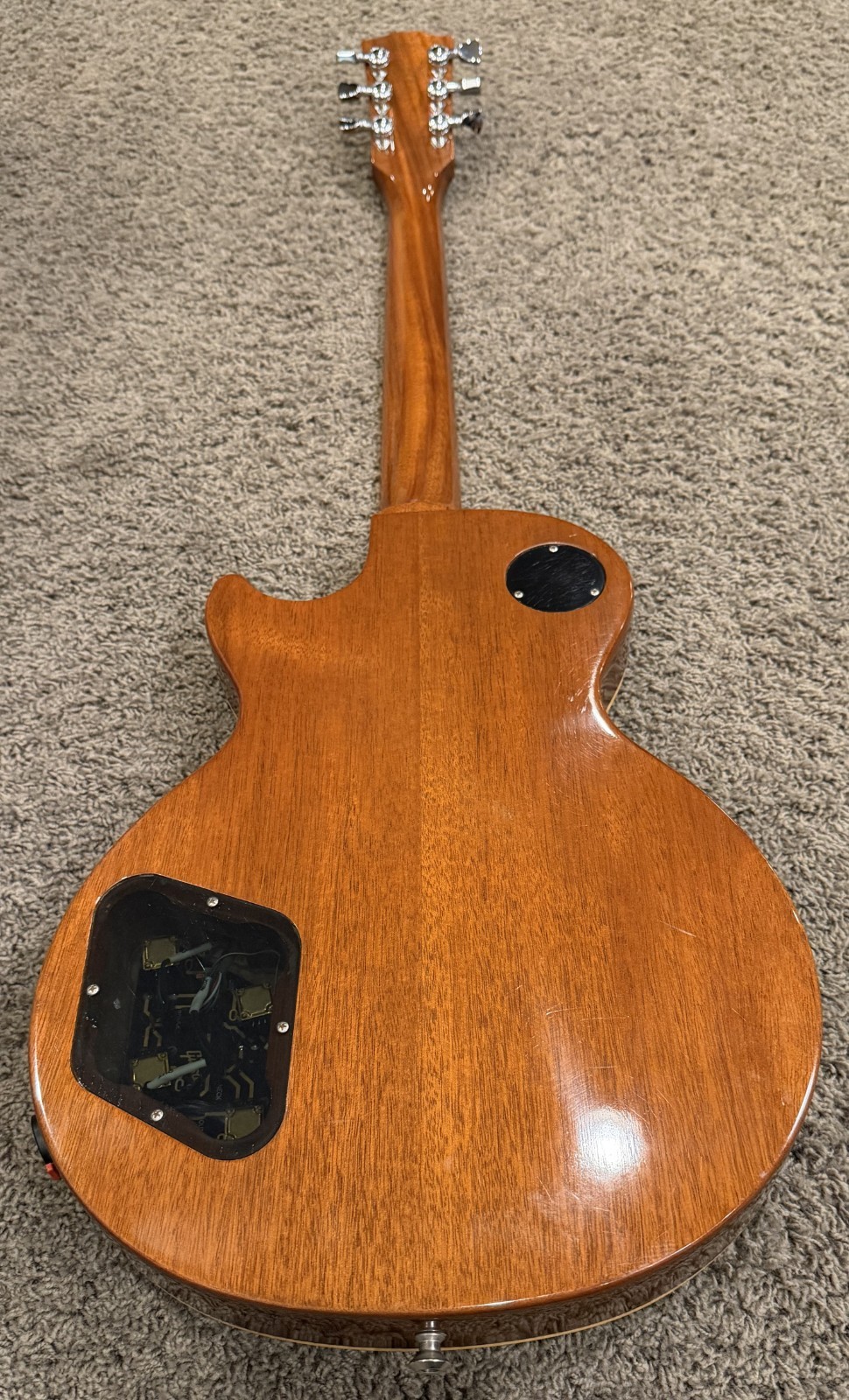 2009 Les Paul Standard w/OHSC Chambered, “Pleked”, Flame Top