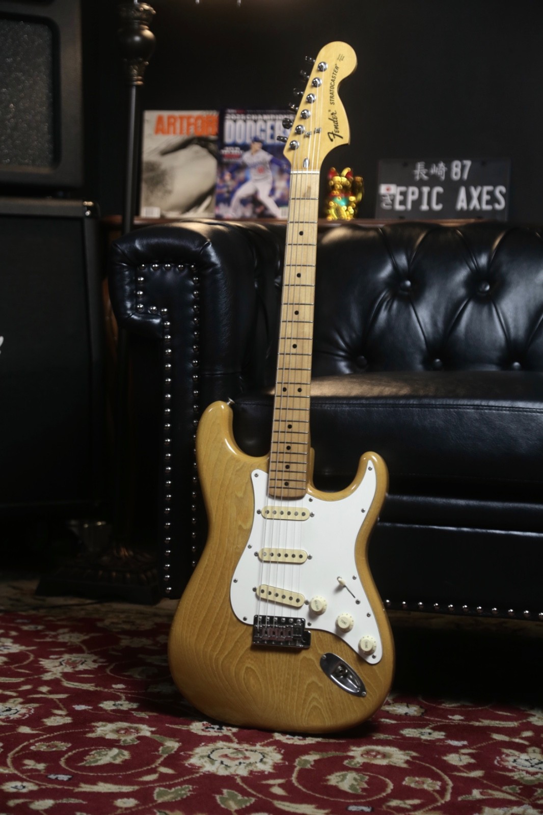 Vintage 1984–87 Fender Japan Stratocaster ST-72 (CST-55M), MIJ – Natural Ash