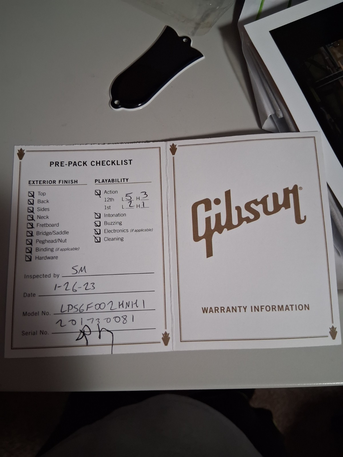 Gibson Les Paul Standard 60’s Faded 2032 Hard Case