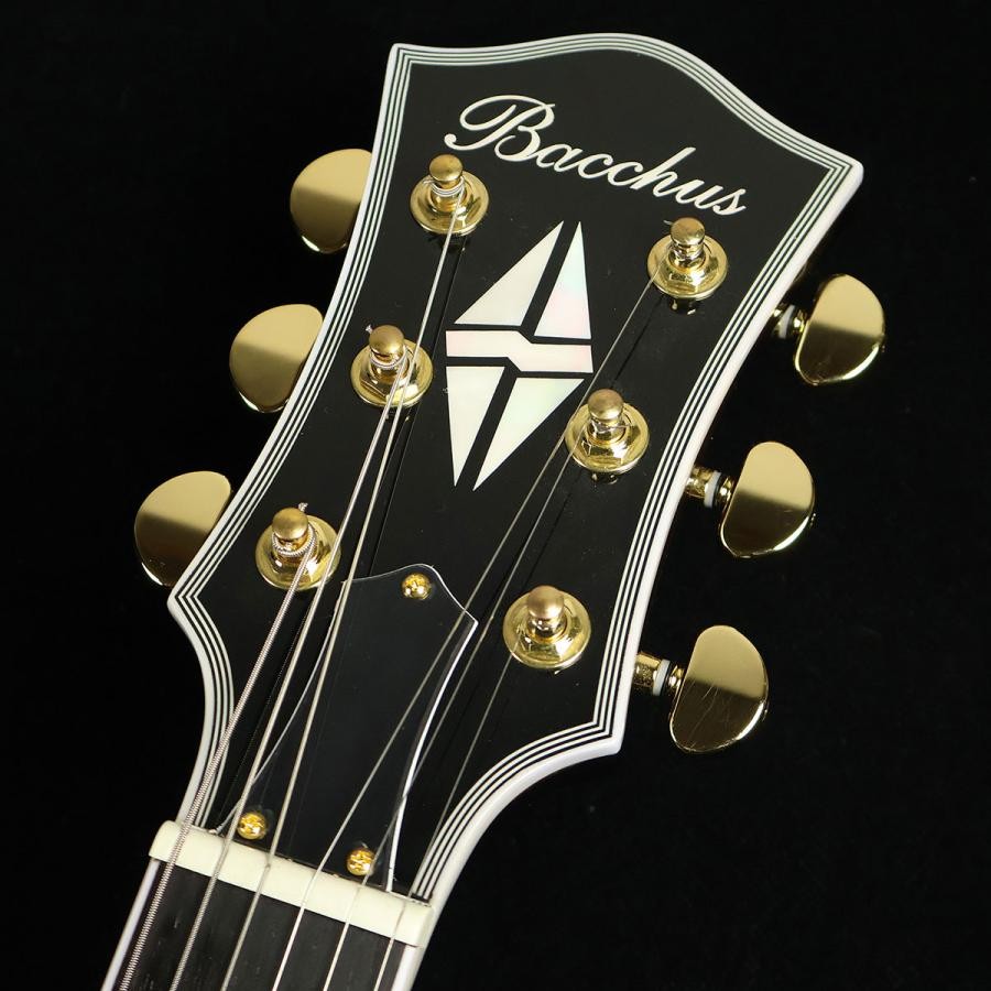 Bacchus DUKE-CTM-FM ST-BLK Black Les Paul type with gig bag electric guitar