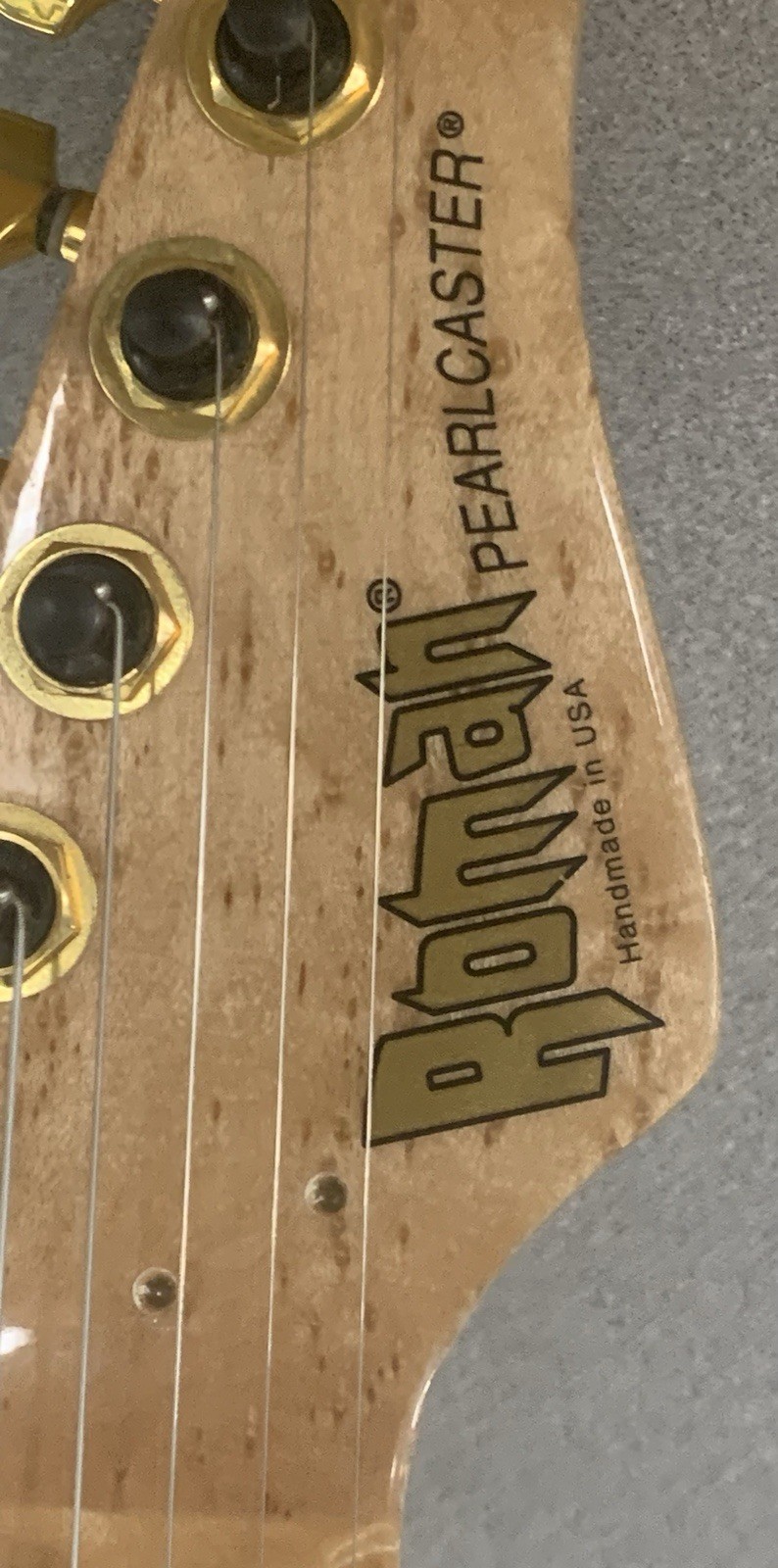ED Roman Pearlcaster Electric Guitar Seymour Duncan Birdseye USA Made