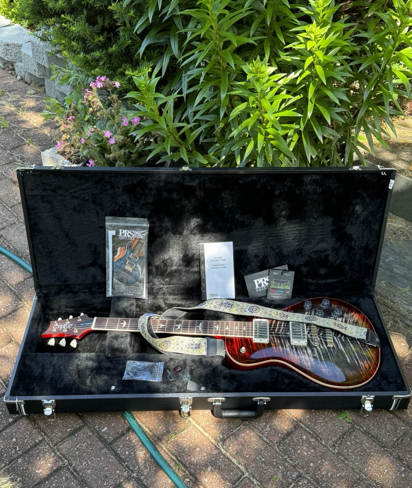 💥EXCELLENT💥PAUL REED SMITH McCarty 594 CHARCOAL CHERRY ELECTRIC GUITAR w/ CASE