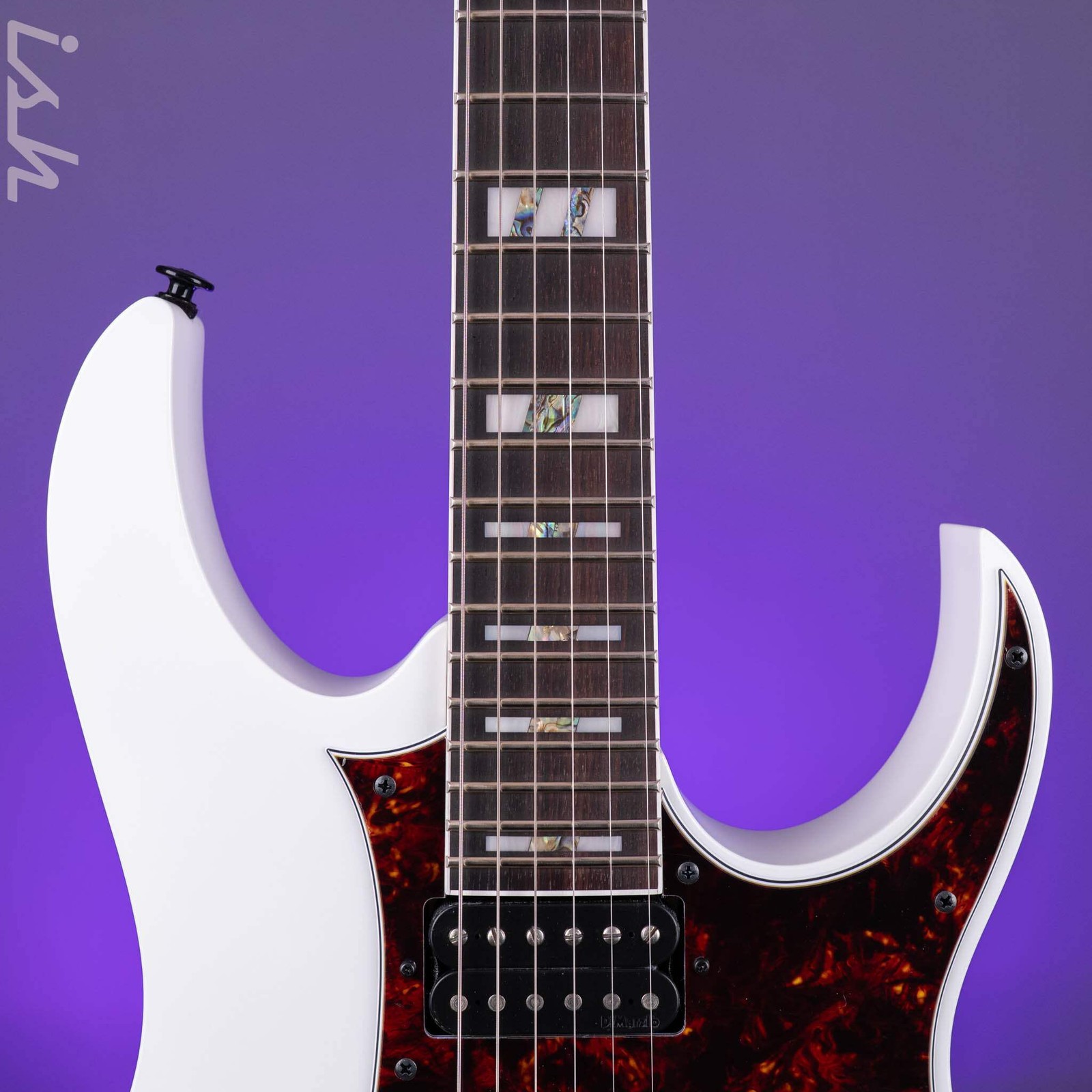Ibanez Prestige RG653DX White Flat Electric Guitar
