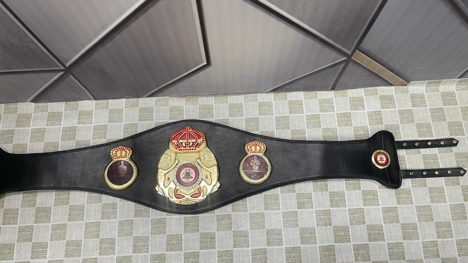 WORLD REPLICA BOXING SET OF 5 BELTS WBA,IBO,WBC,IBF,& WBO ADULT SIZE TITLE