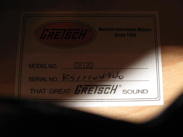GRETSCH G5120 WALNUT 2011 MINT W/BLACK HARDSHELL CASE #709-2