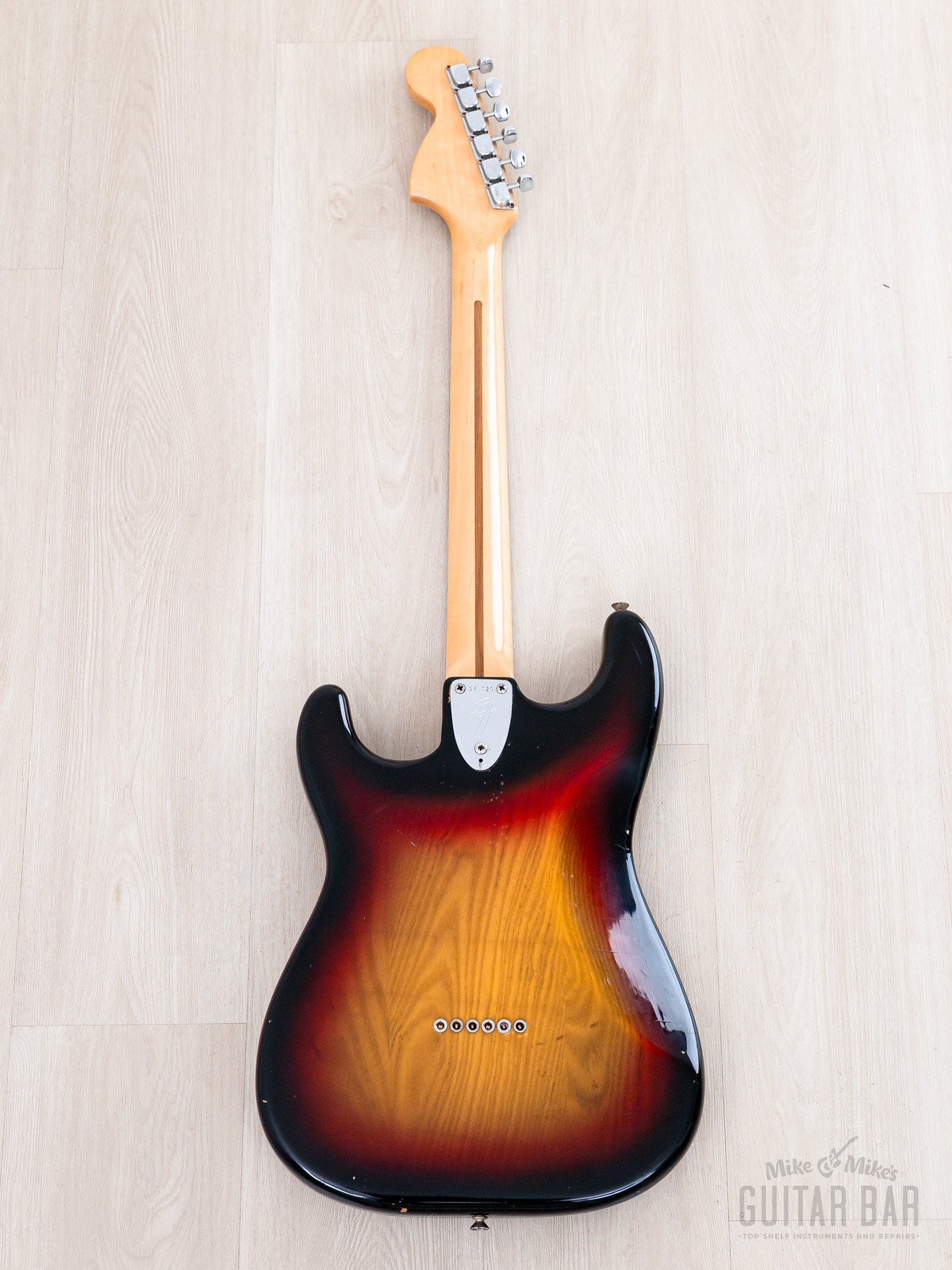 1976 Fender Stratocaster Hardtail Vintage Electric Guitar Sunburst w/ Case