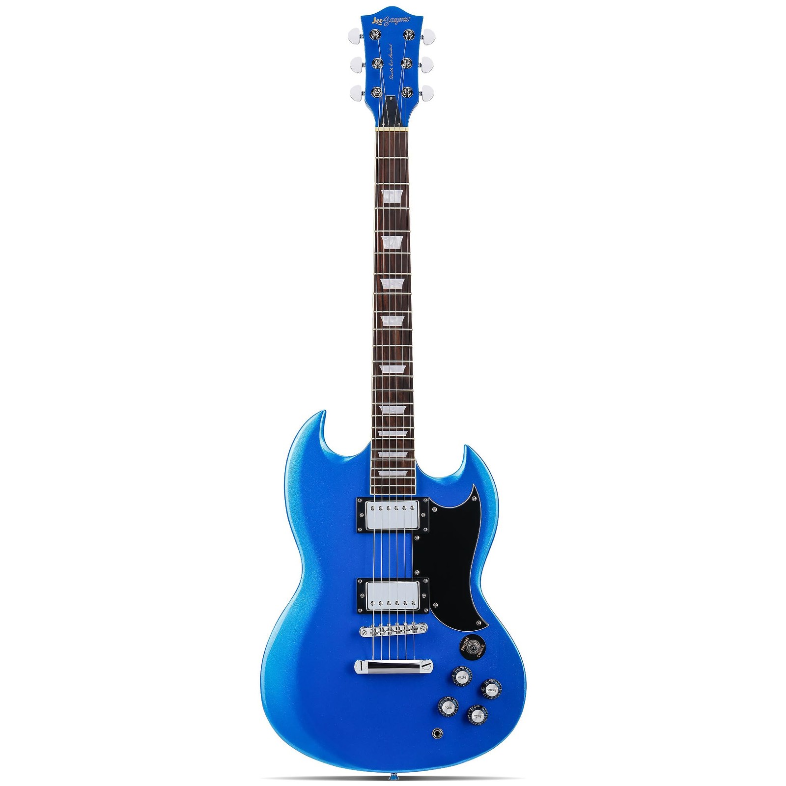 39 Inch Solid Body Electric Guitar – Poplar Wood Body，Maple Neck and Laurel W…
