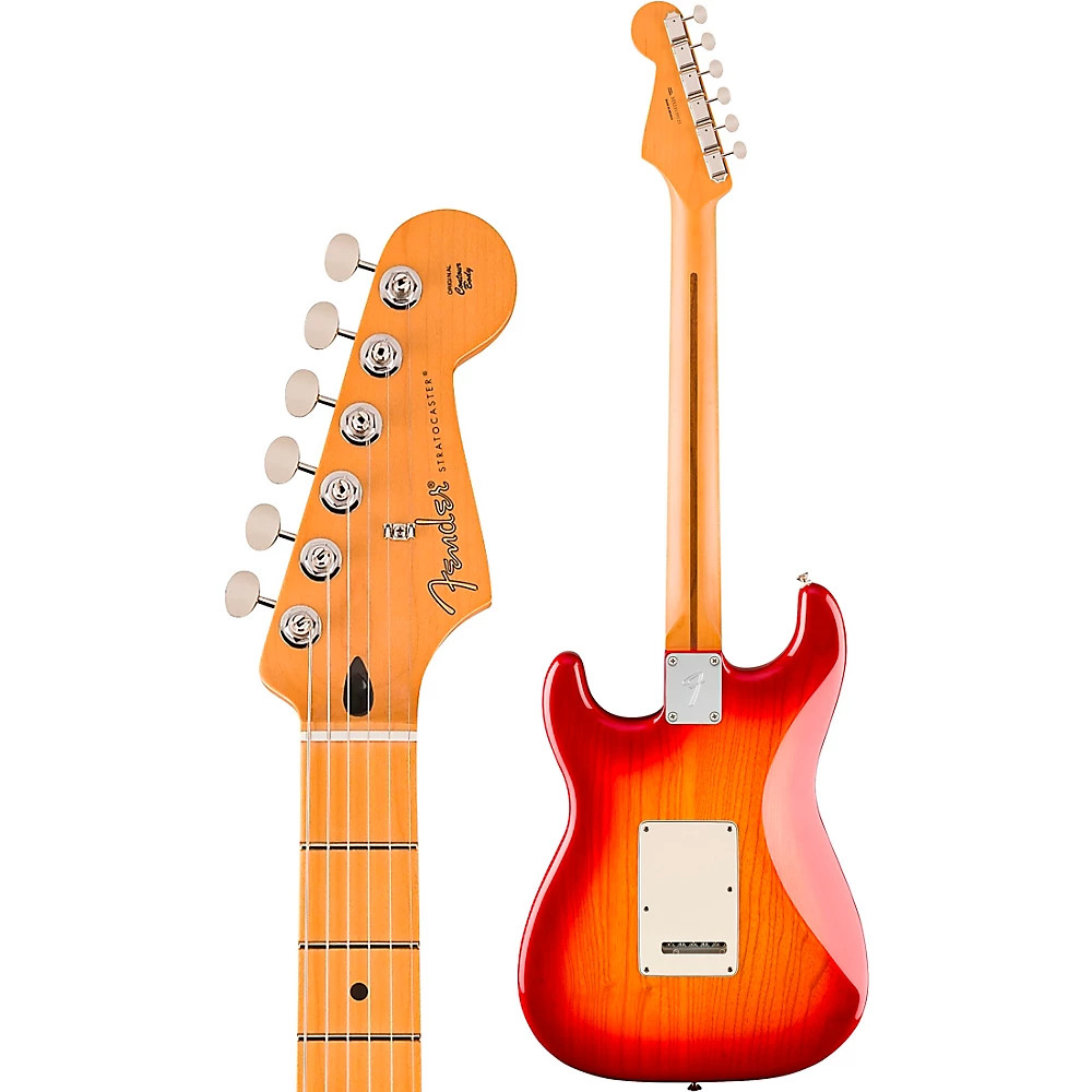 Fender Player II Stratocaster HSS Chambered Ash Body Maple FB Guitar Aged C Brst