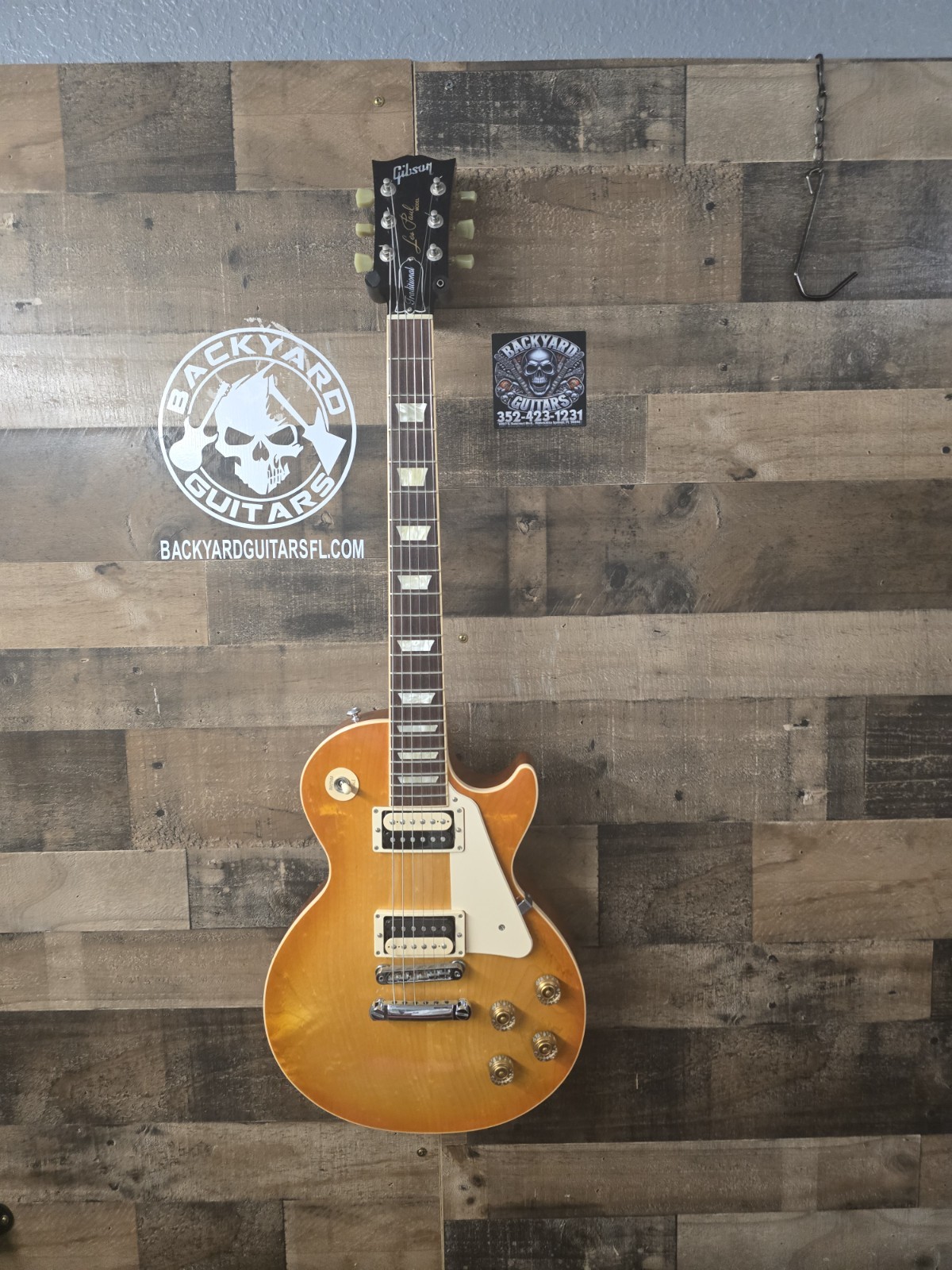 2016 Gibson Les Paul Traditional Lemon Burst With Ohsc 50s 9.5 Lb