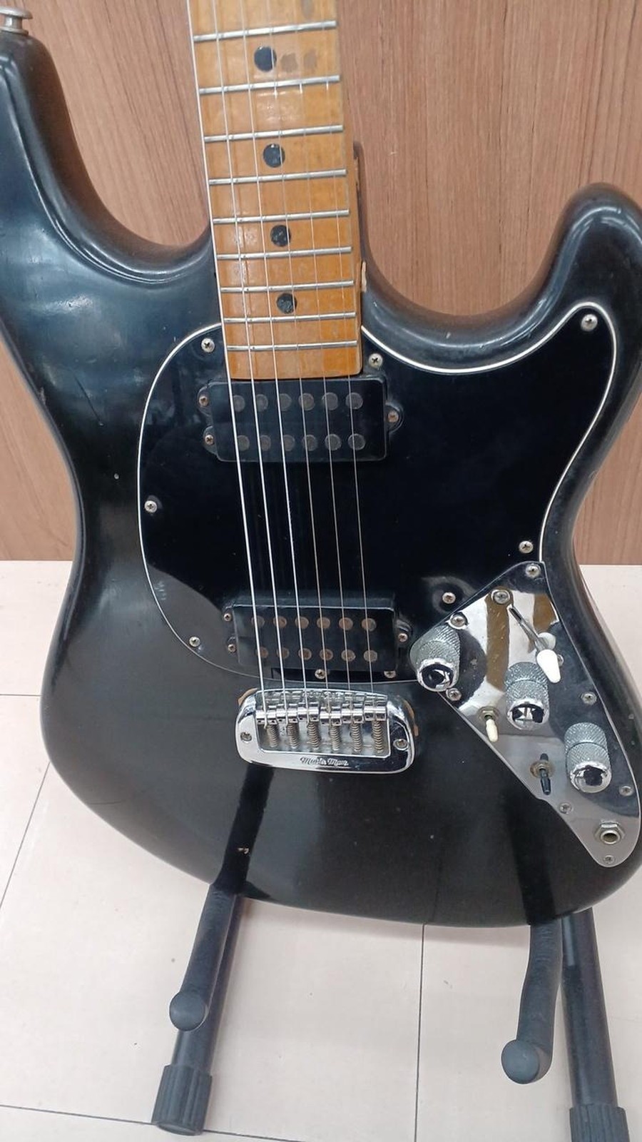 MUSICMAN SABER II BLK Used 1979 Ash body Maple neck Maple fingerboard w/Hardcase