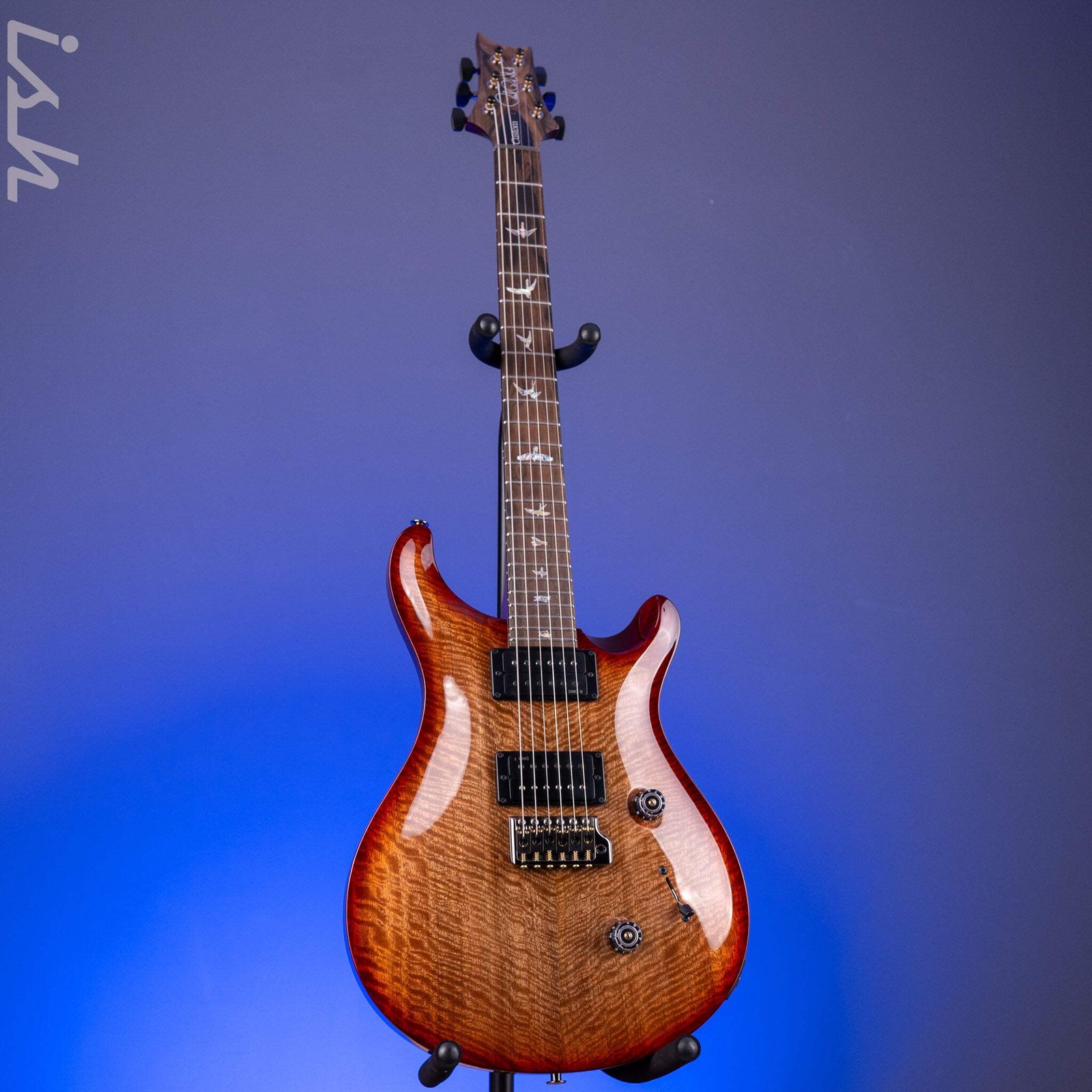 PRS Custom 24 Flame Mango Cherry Sunburst Custom Color