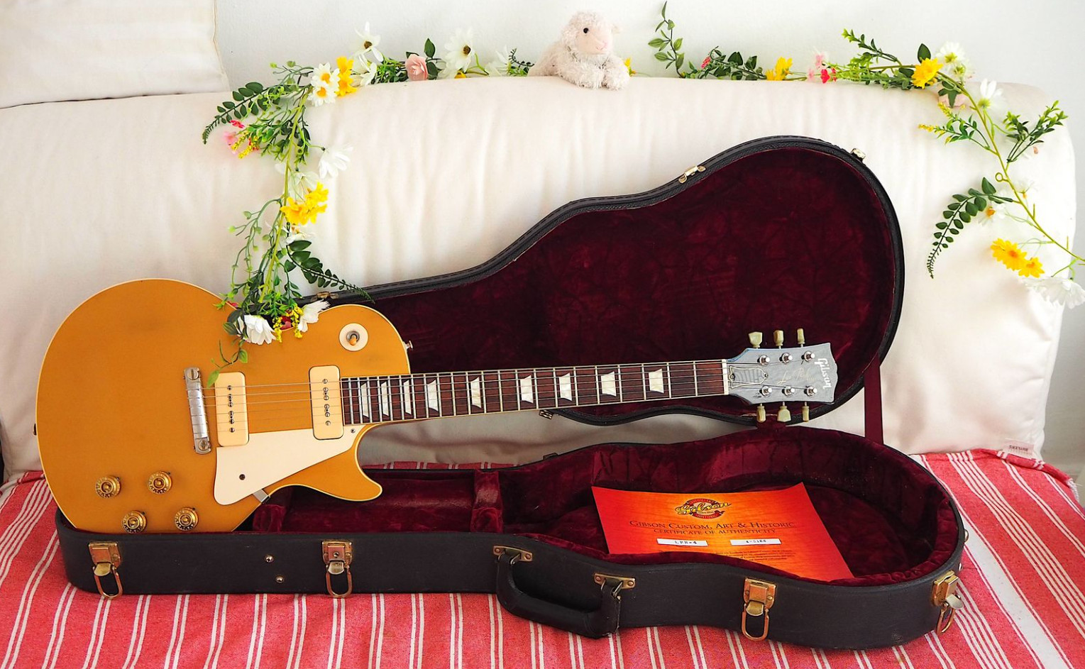 2004 Gibson Les Paul R4 Goldtop – Lollar P90s, 3.85 kg, w/ COA, Upgraded