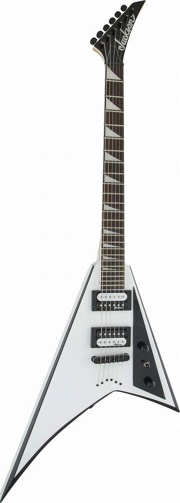 Jackson JS Series Rhoads JS32T – White with Black Bevels