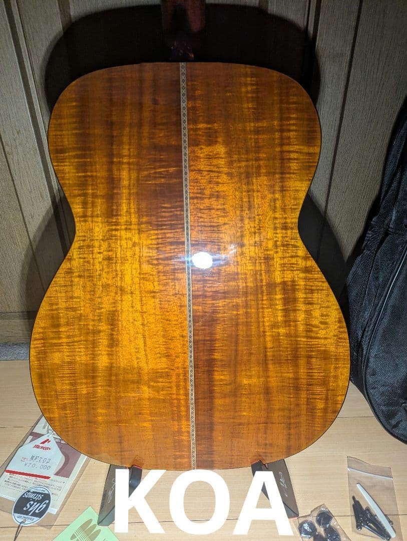 Rare Morris MF-702 MIJ Acoustic Guitar Solid Spruce Top Hawaiian Koa w/ Case