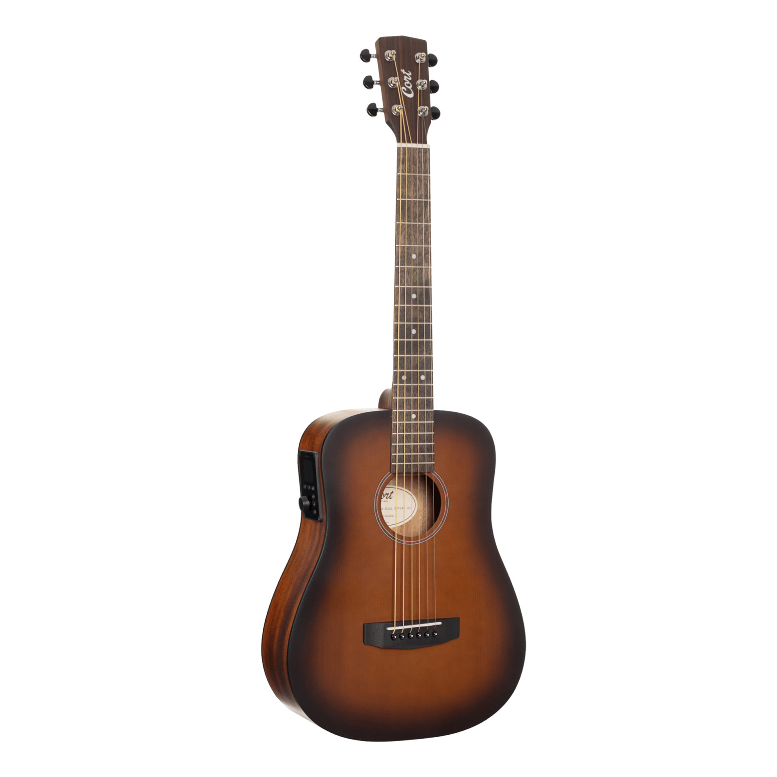 Cort Earth Go HyVibe Acoustic-Electric Guitar w/Bag – Burst – Open Box