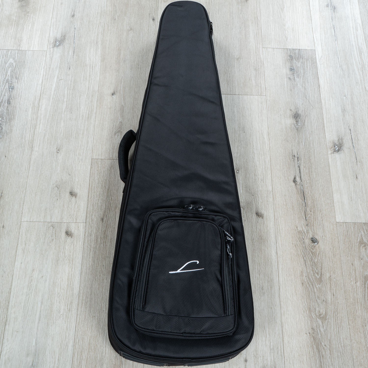 Legator Ninja N8FOD 8-String Multi-Scale Guitar, Palemoon Ebony, Jupiter