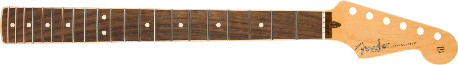 Fender American Channel Bound Stratocaster Neck, 21 Med Jumbo Frets – Rosewood