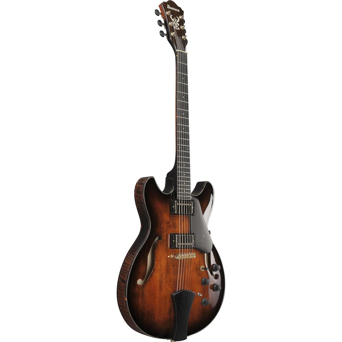 Ibanez Artstar Series ASH300 Hollow Electric Guitar, Tobacco Brown
