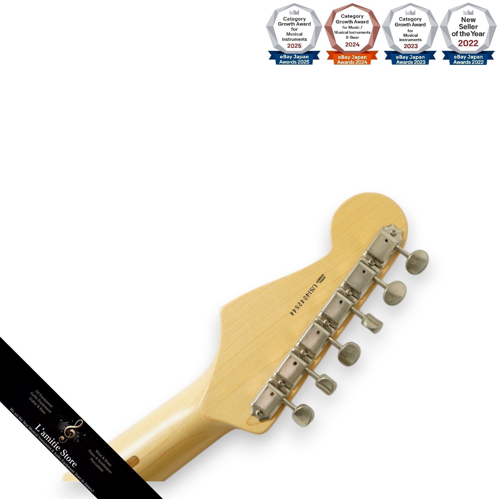 Fender Eric Clapton Stratocaster 2014 Olympic White Electric Guitar Vintage Sty