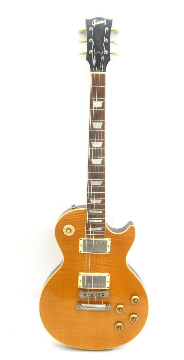Gibson Les Paul Standard Plus Top Trans Amber Electric Guitar Ud3211