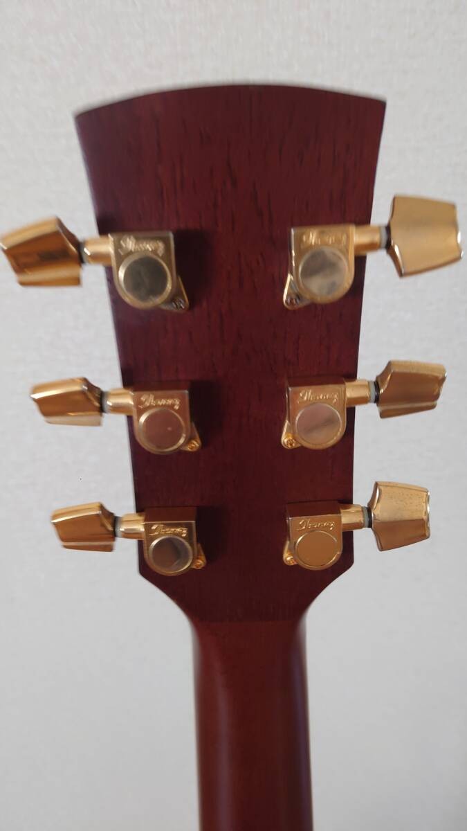 Ibanez Artwood Acoustic Guitar Natural Abalone Rosette Inlay Old Preowned Japan