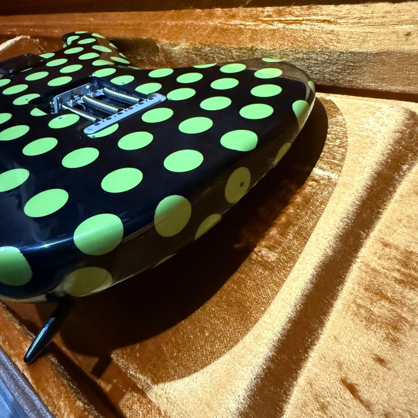 1997 Buddy Guy 1 of 1 Prototype Stratocaster Black/Green Polka Dot
